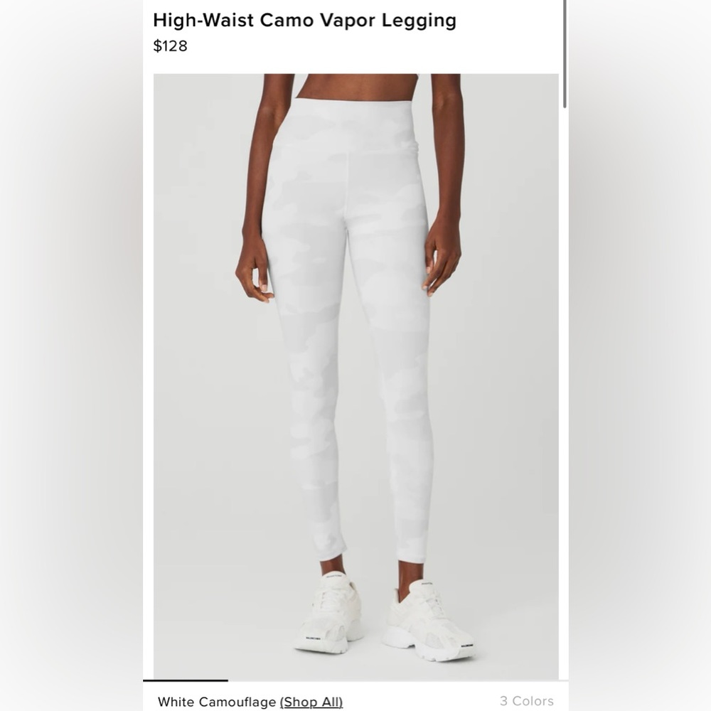 High-Waist Camo Vapor Legging (S)